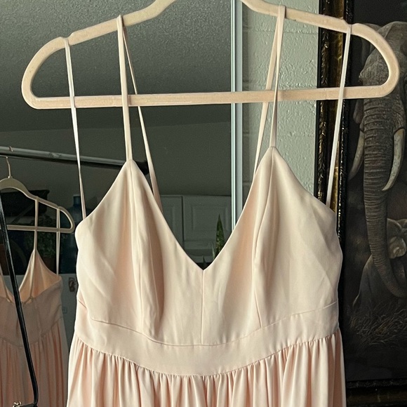 Blush floor length dress - Picture 4 of 5